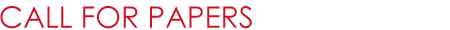 Call for Papers